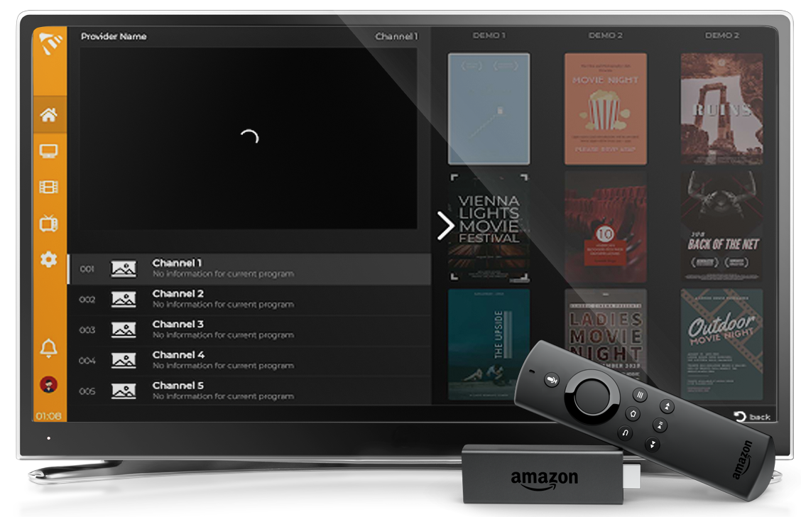 MaxPlayer on Amazon Fire TV