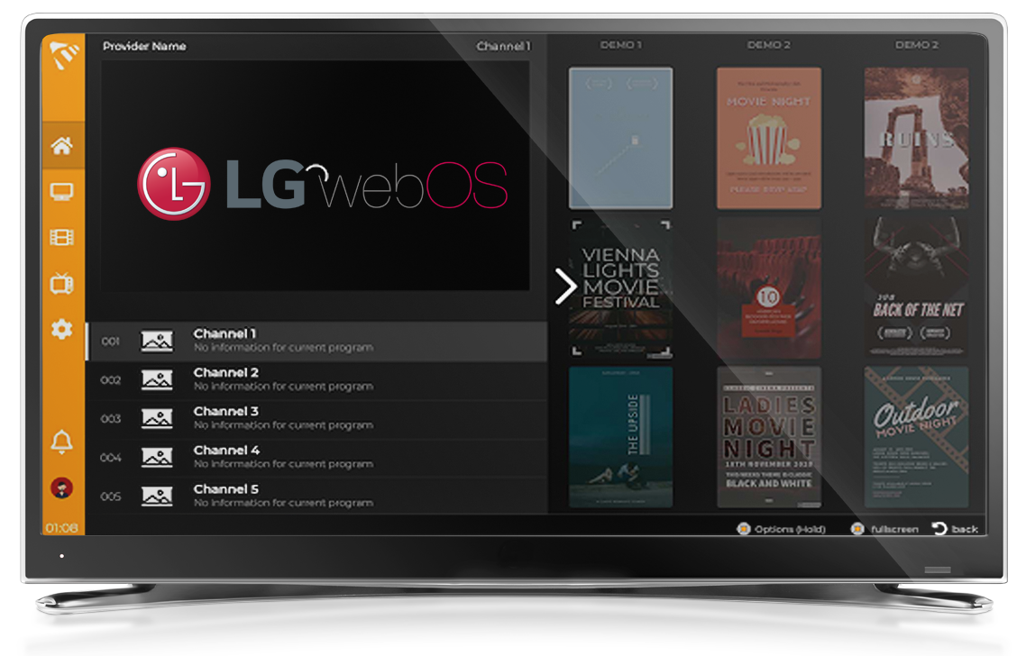 MaxPlayer on LG WebOS