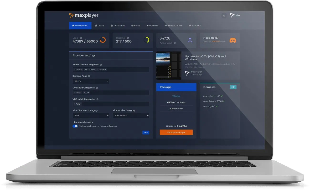MaxPlayer on MaxPlayer — screenshot 1